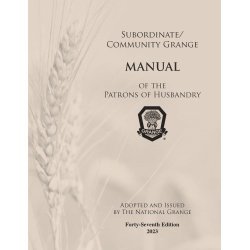 Subordinate/Community Grange Manual - PRINT